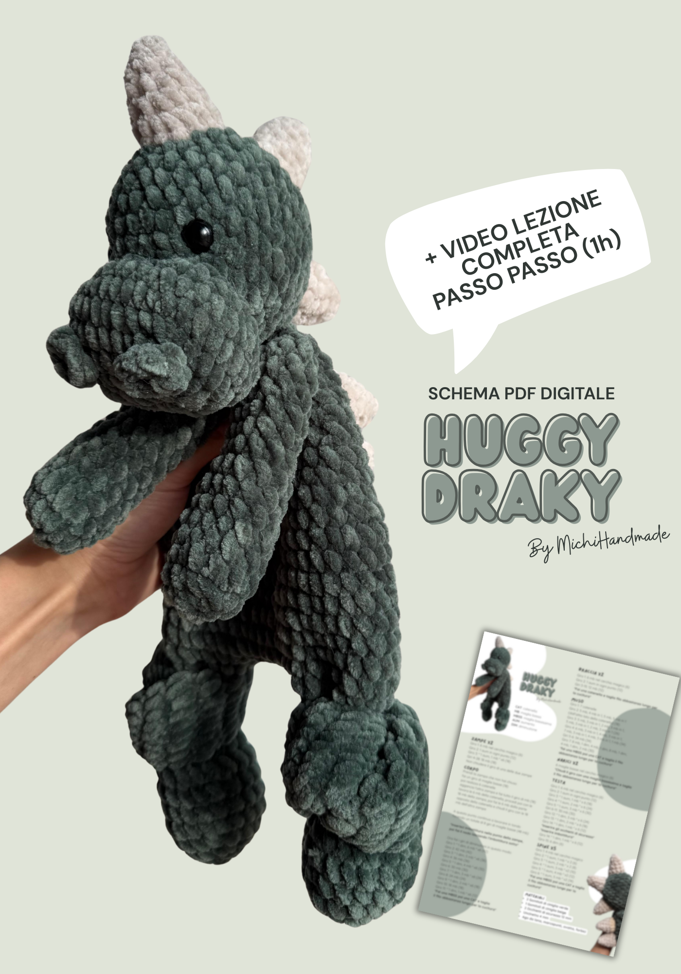 Schema Huggy Draky – PDF + video lezione completa (1h)