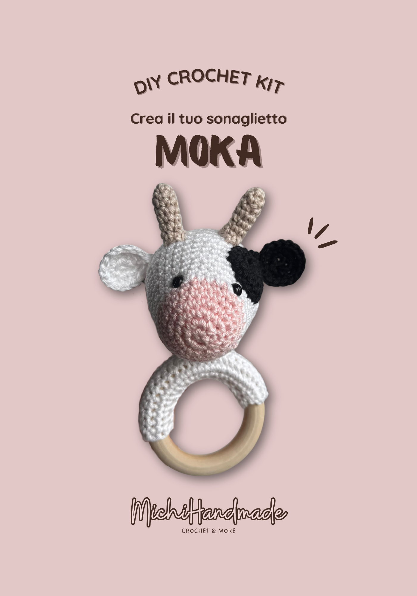 Kit Sonaglietto Mucca - Materiali+Schema+Video