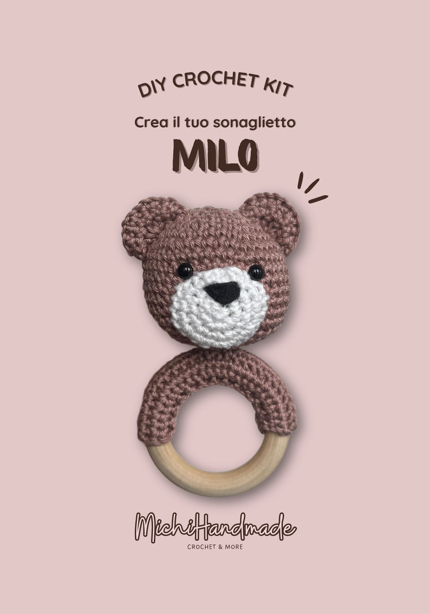 Kit Sonaglietto Orsetto - Materiali+Schema+Video