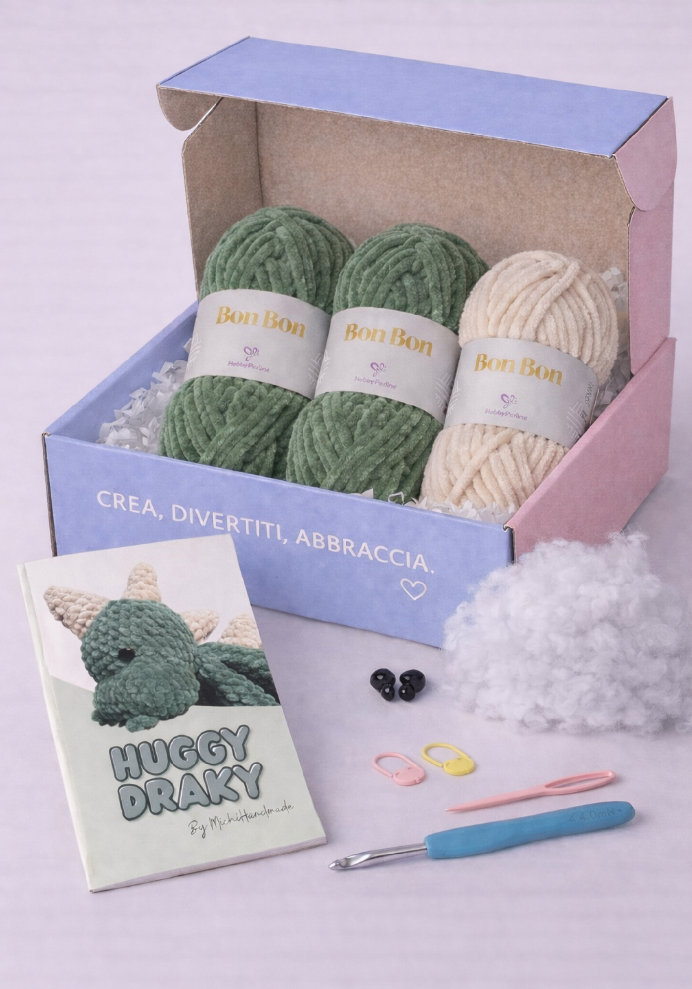 Kit Huggy Draky - Materiali+Schema+Video
