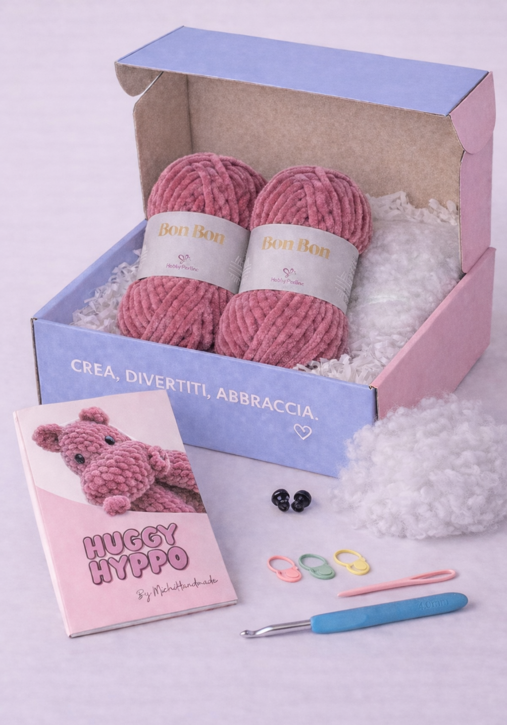 Kit Huggy Hyppo - Materiali+Schema+Video