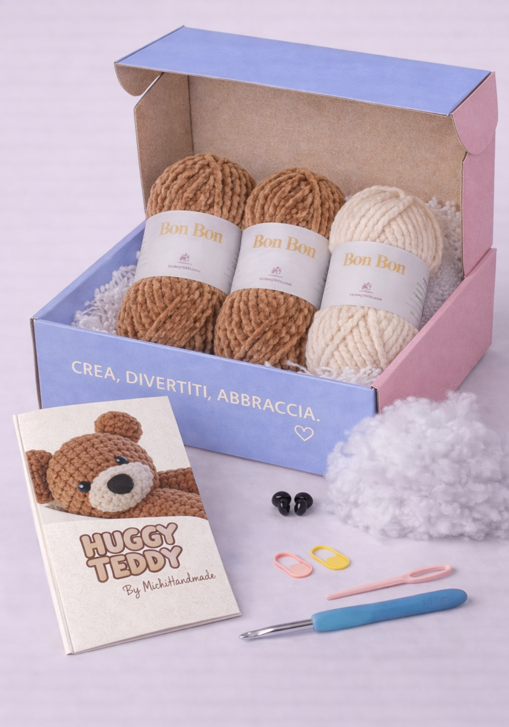 Kit Huggy Teddy - Materiali+Schema+Video